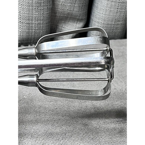 Vintage 50s Oekcoo Manual Hand Held Mixer Beater Stainless Steel USA - Picture 9 of 12